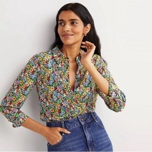 Boden. Silk Button Down